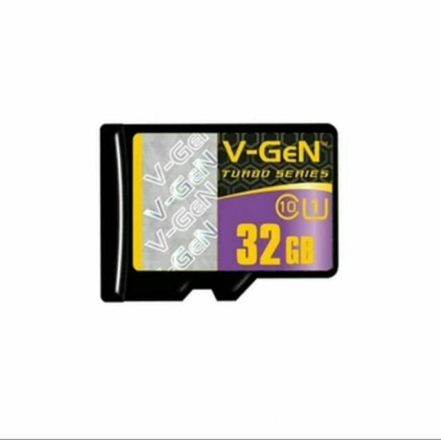 [COD] KARTU MEMORY MEMORI CARD MIKRO MICRO SD V-GEN VGEN VIGEN 32GB CLASS 10 TURBO SERIES 32 GB ORIGINAL