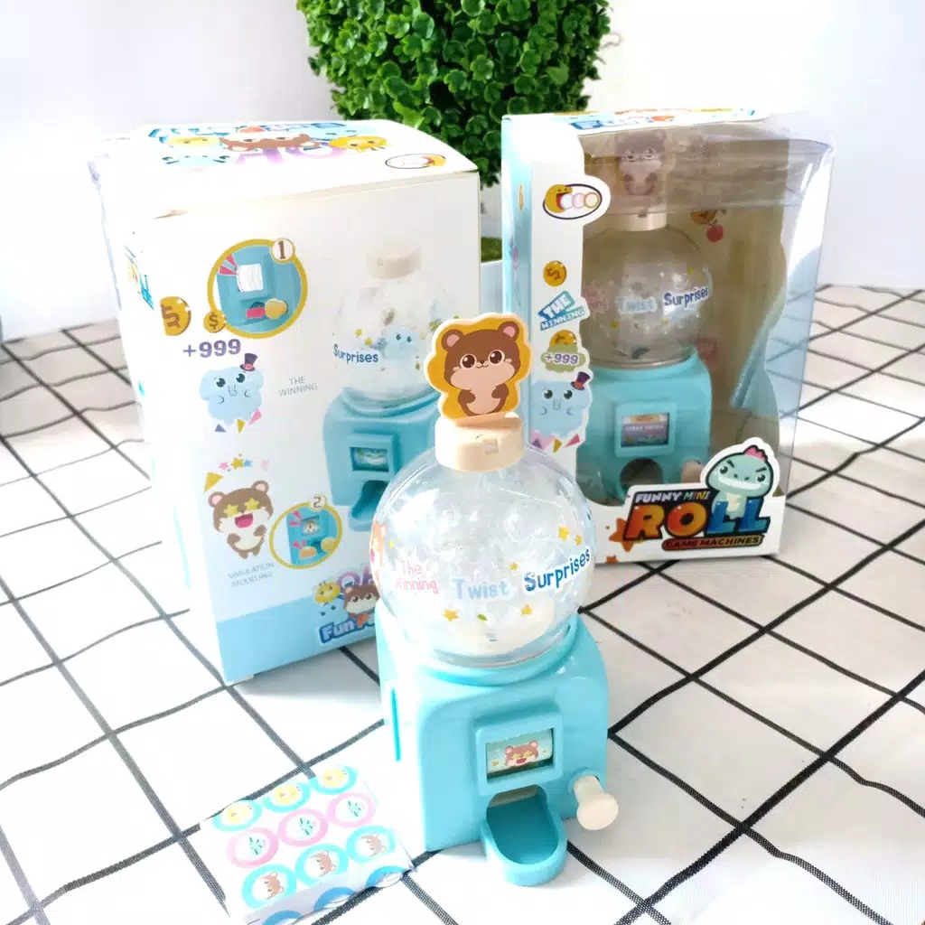 MMTOYS MB209 Mainan Anak Murah Mini Jackpot Swing / Candy Vending Machine Drink / Surprise Mini Roll-7