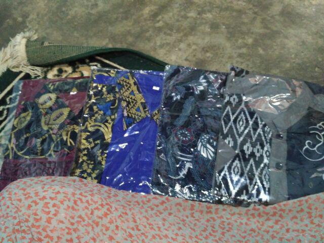 Batik Pria Lengan Panjang Batik Anak Hrb026 Motif Keratonan Kode 002 Size M L Xl Xxl Reguler Seller