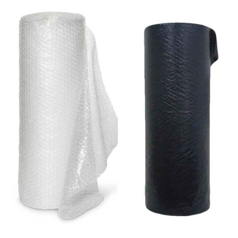 

1 roll (125cmx50meter) bubblewrap bubble wrap hitam bubblewrap bening plastik gelembung