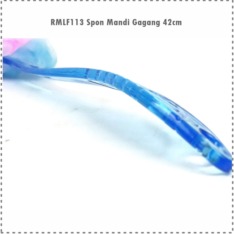 RMLF113 Spon Mandi/Shower Puff  Rainbow Gagang 42cm