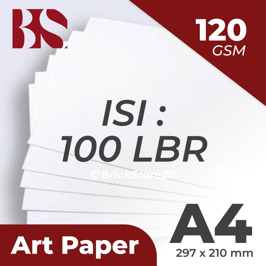 

Kertas Art Paper A4 120gsm isi 100 LEMBAR