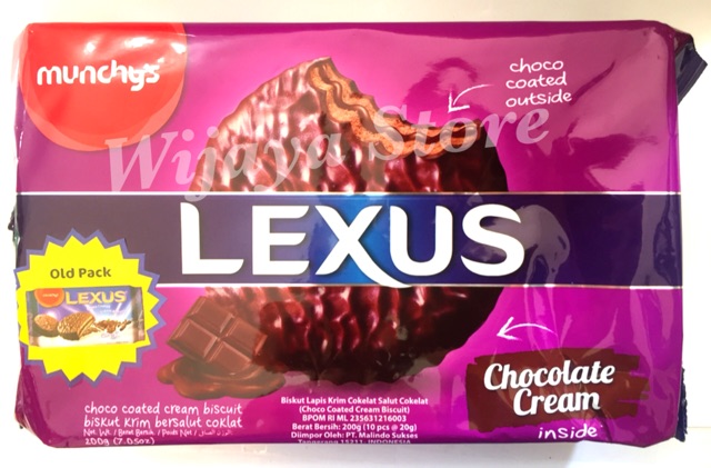 Munchys Lexus Biscuit Chocolate/ Peanut Butter/ Cheese/ Choco Coated 200g