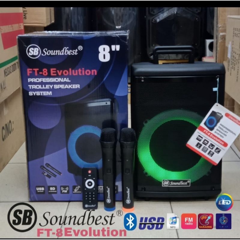 Speaker portable soundbest FT 8 evolution meeting wireless soundbest 8inch