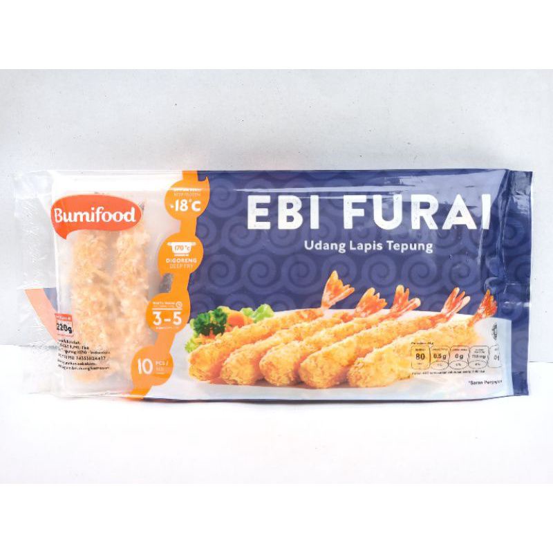 

Bumifood Ebi Furai 220gr / Udang Lapis Tepung / Bumi Food