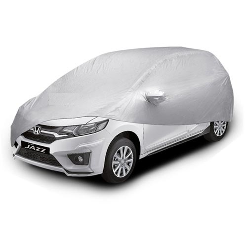 Body Cover Honda Jazz Selimut Sarung Mobil Penutup Mobil Silver