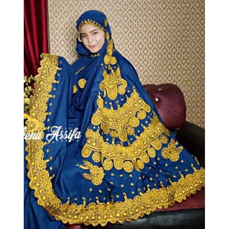 MUKENA DEWASA BORDIR PUNGGUNG MUKENA BORDIR PADANG