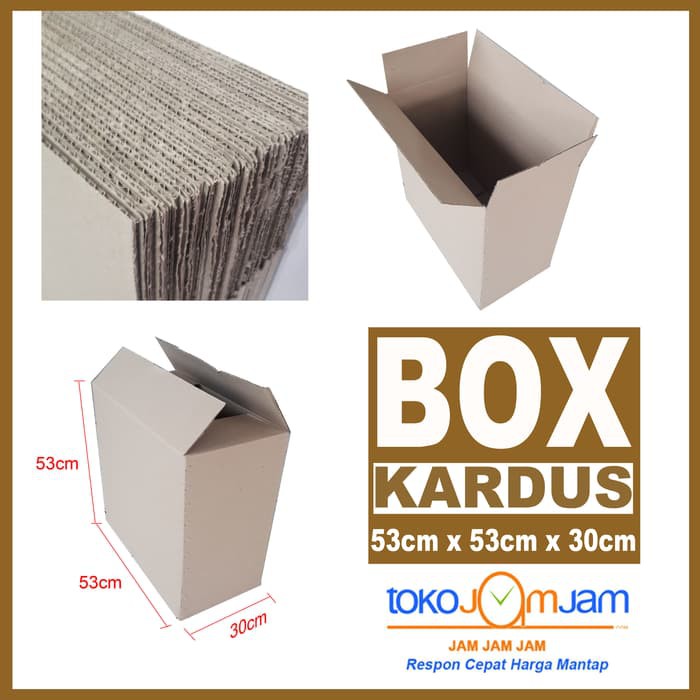 

Kardus Box Packing Dus Kotak 53x53x30cm