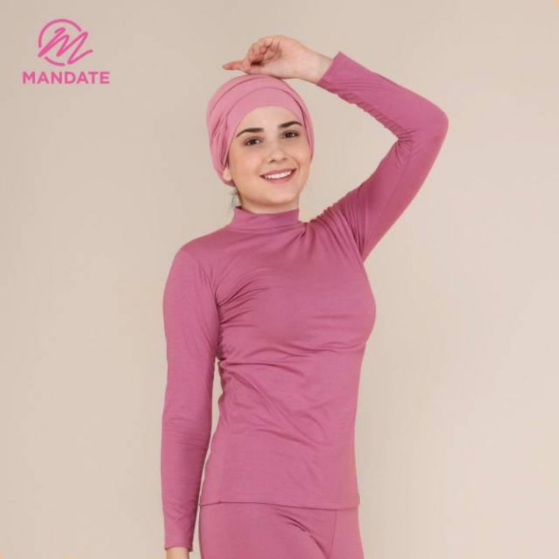 Manset Premium Dalaman Baju Atasan wanita Lengan Panjang Bahan Kaos Rayon Ukuran All size Cocok Untuk Inner Dan Luaran