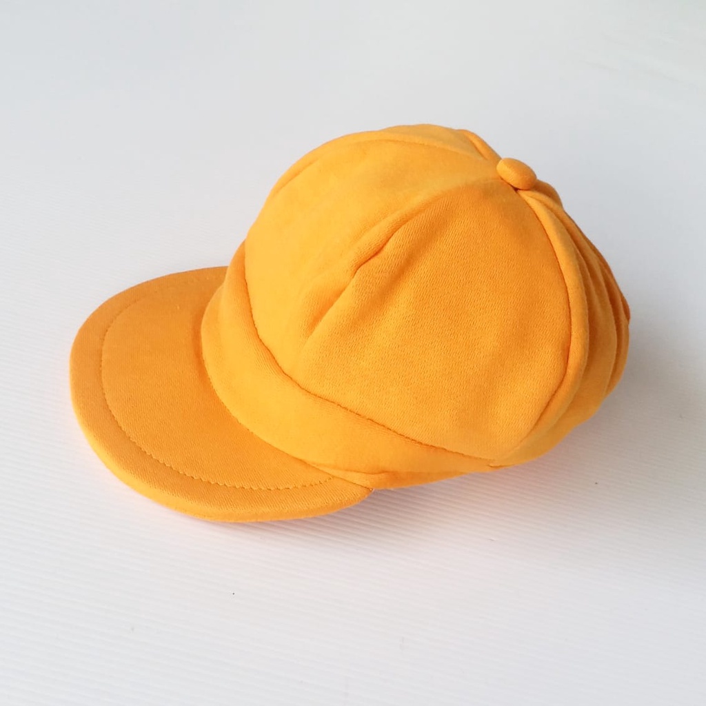 ho TOPI APOLLO ANAK Topi Anak Lucu Model Apollo Usia 1 Sampai 3 Tahun Kualitas Terbaik PART2-ORANGE