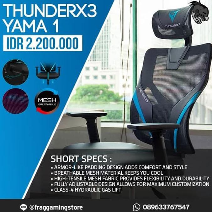 Jual Thunderx3 Yama1 / Yama 1 Ergonomic Gaming Chair Marajasa45