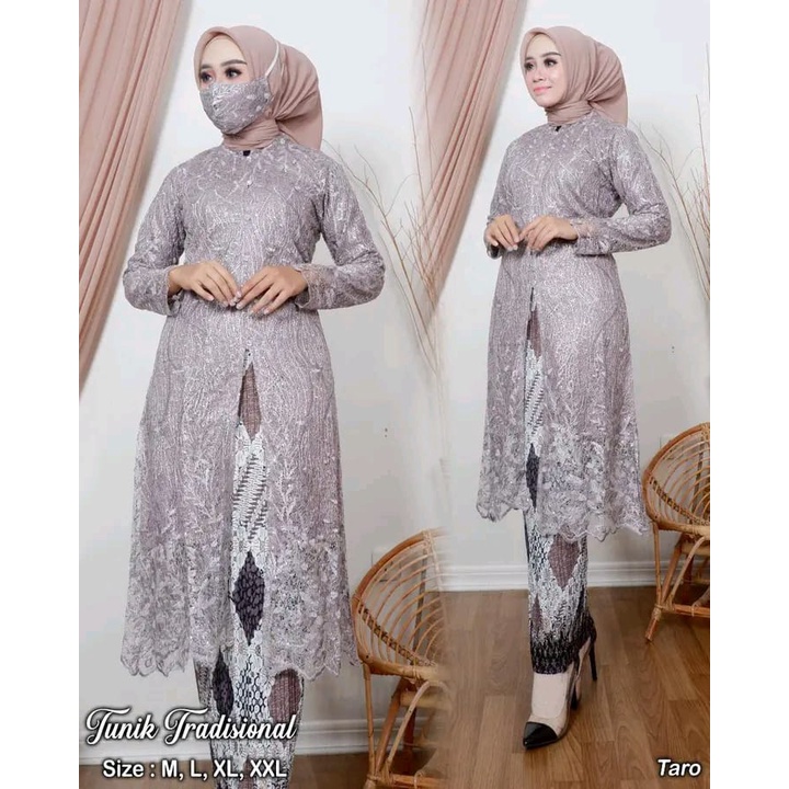 Set Tunik TradisionaL || Set Kebaya Tille Premium || Sale!! Set Kebaya Masa Kini || Set Kebaya Wisuda Remaja Modern || Seragam Pesta TradisionaL