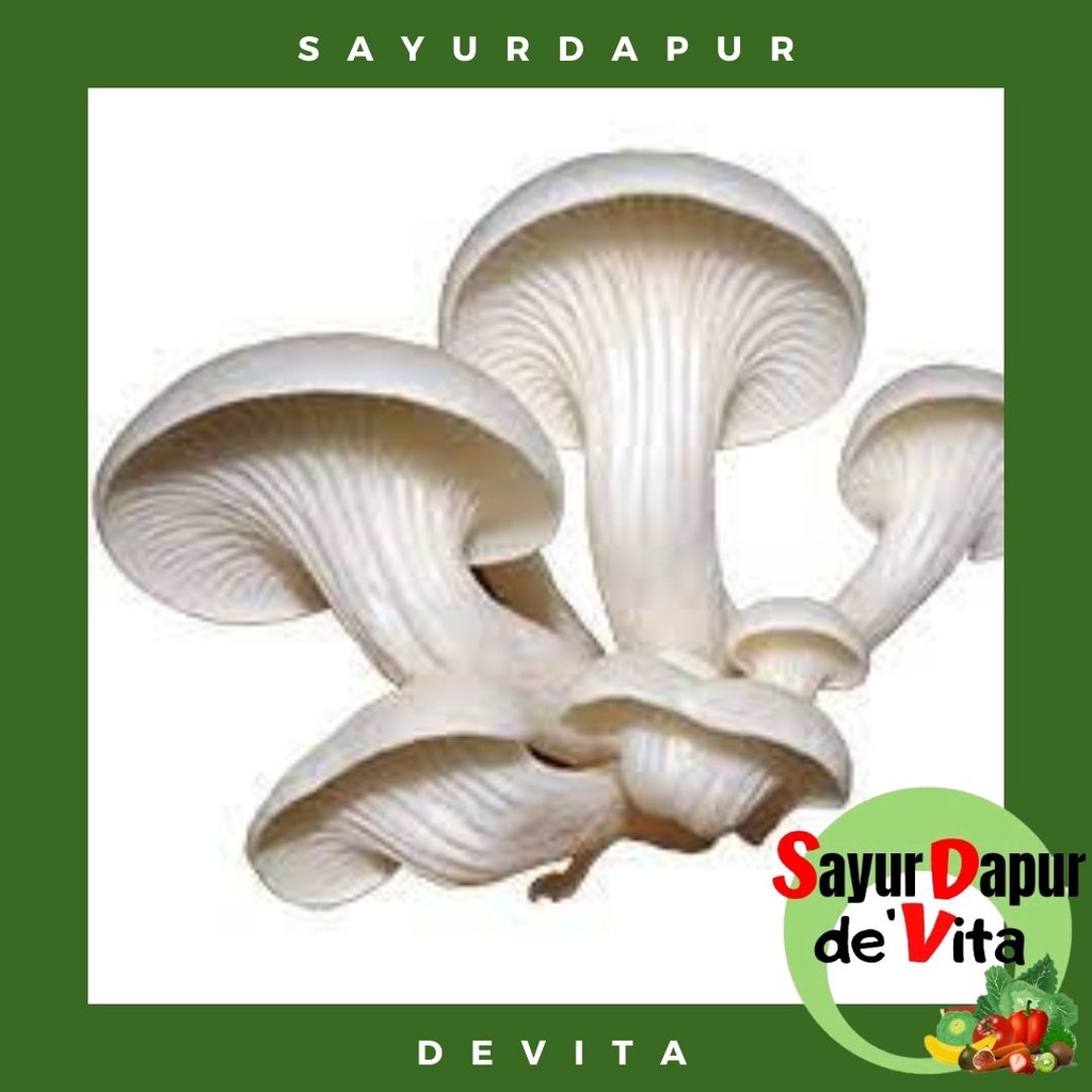 

Jamur Tiram Segar, Putih, 250 gram
