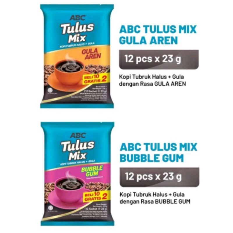 Kopi Abc Tulus Mix 12 x 23gr