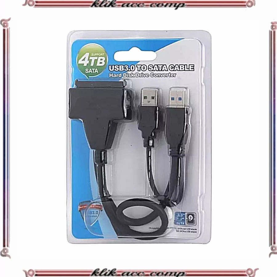 Adapter Converter Hard Disk SATA to USB3.0/ untuk HDD 2.5Inch SSD Converter USB