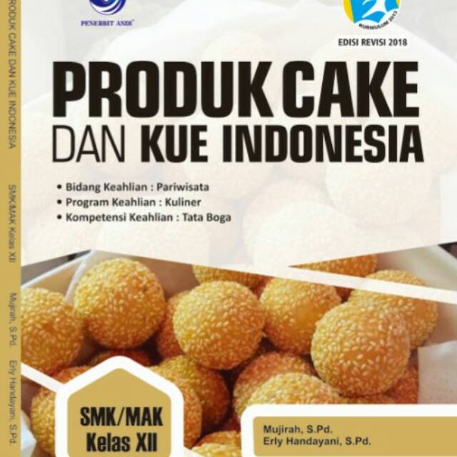 Buku Produk Cake Dan Kue Indonesia Kelas 12 Smk Shopee Indonesia