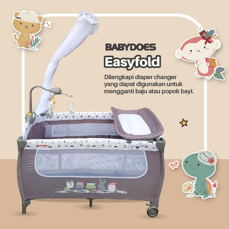 Baby Does Babybox Easyfold 18081 BP/ Tempat Tidur Bayi