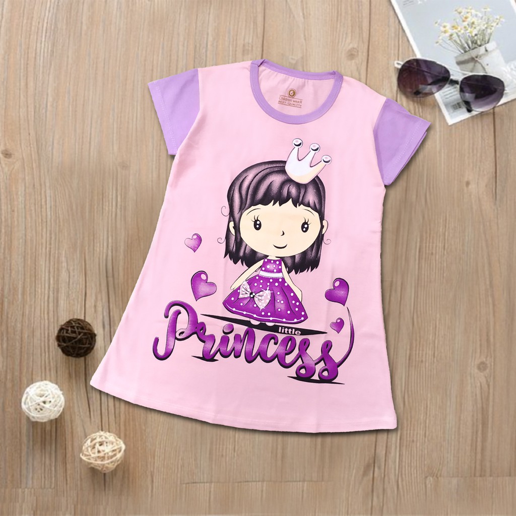 RAMORA Terusan Dress/ Daster Anak Perempuan umur 2-6thn