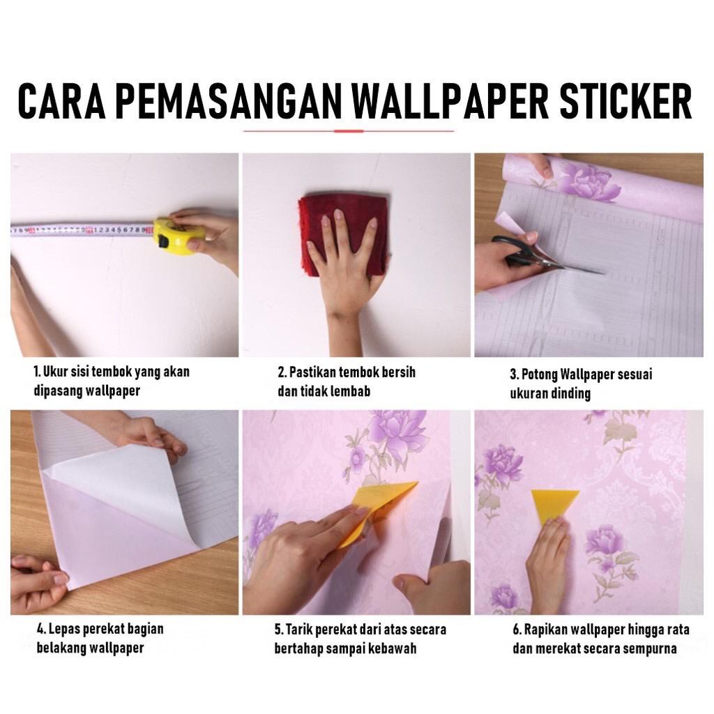 Wallstiker Dekorasi Dinding Premium • H5025 • 45cm X 10m •  High Quality