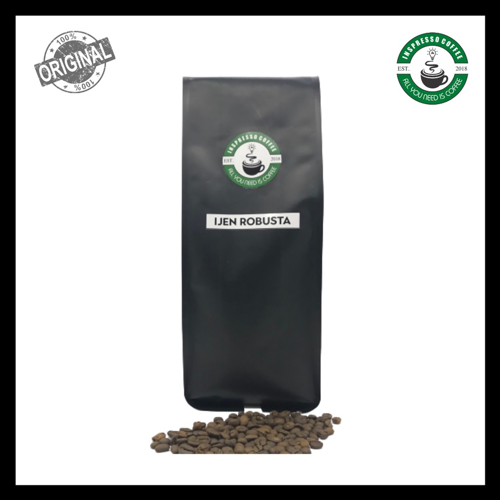 

1kg - KOPI INSPRESSO ROBUSTA IJEN (ROASTED)