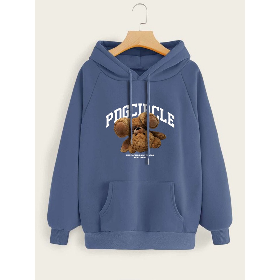 Hoodie PDGCIRCLE Sweater Pria Fleece