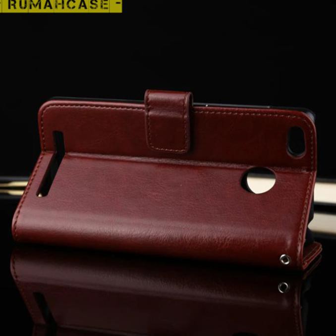 Xiaomi Redmi 3 Pro / 3s - Flip Cover Wallet Premuim Leather Card Slot