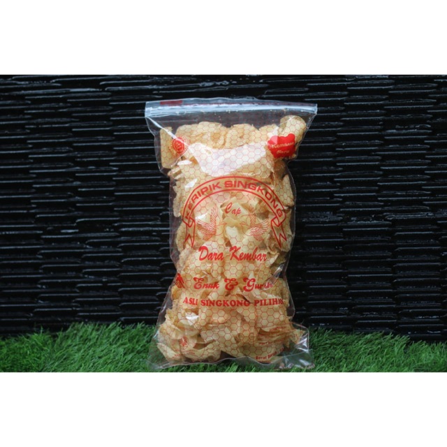 

Kripik singkong dua dara kembar renyah 500gr