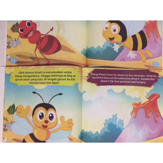 Buku Cerita Fabel Inspiratif Billingual Sandro