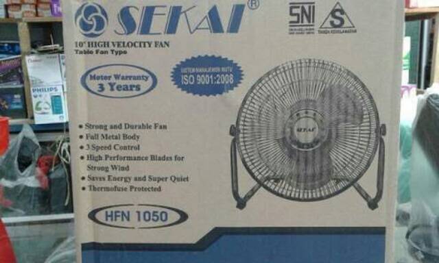 Sekai 10&quot; Kipas Angin Meja tornado HFN 1050 High velocity fan hfn1050 sekai