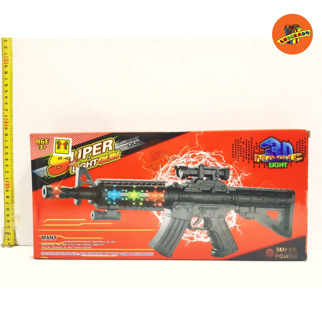 VIBRATE GUN SET 1050 - Mainan Tembak Polisi Set