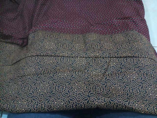 Gamis Batik Pias Cappucino Sogan Size Standar Dan Jumbo Bahan Katun Mataram Primisima