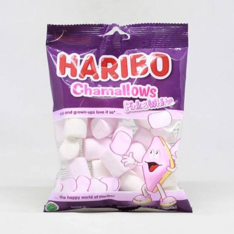 

Haribo chamallows pink/white 150 gr