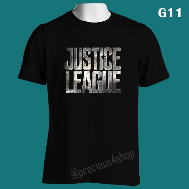 Justice League Team Logo DC Comics | G11 | Kaos Couple | Family T-Shirt