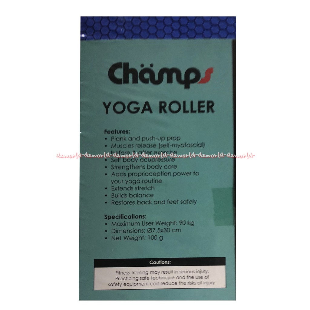 Champs Yoga Roller Alat Bantu Yoga Plank And Push Prap 30cm Cham Champ Busa Bantu Latihan Yoga Rileks