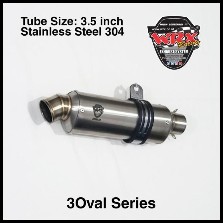 Knalpot Wrx Exhaust 3Oval K1 K2 K3 Ss K150 Aerox Aerox155 All New Nmax