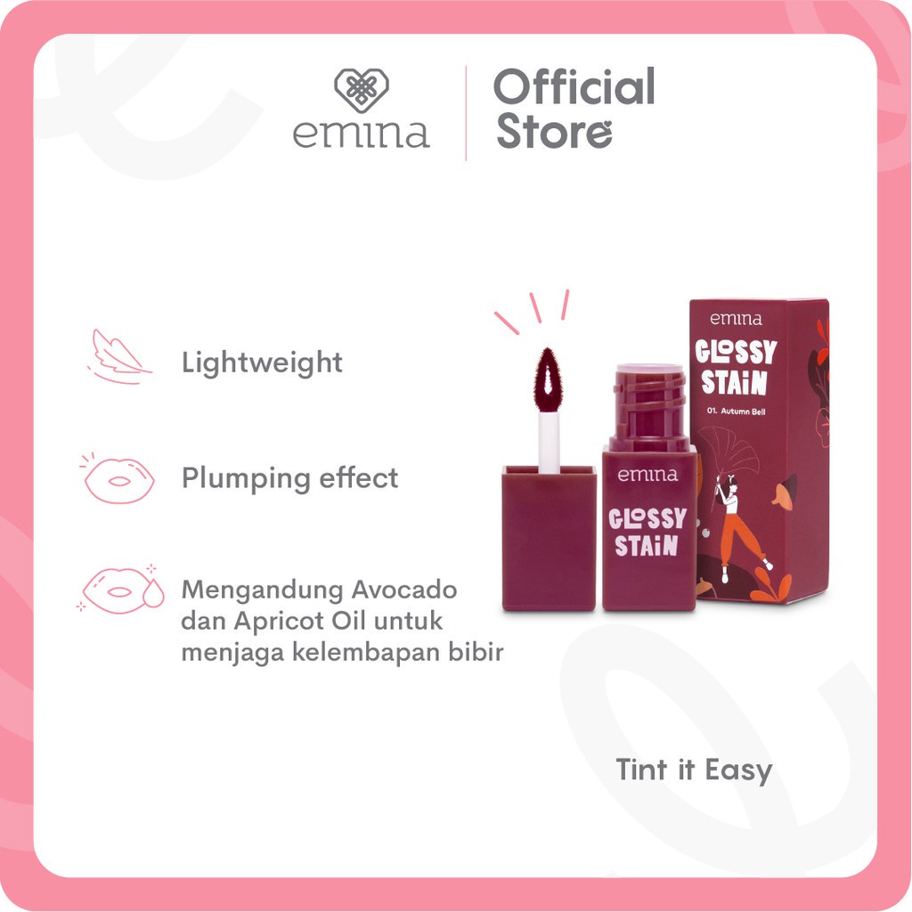 Emina Glossy Stain | Lip Tint