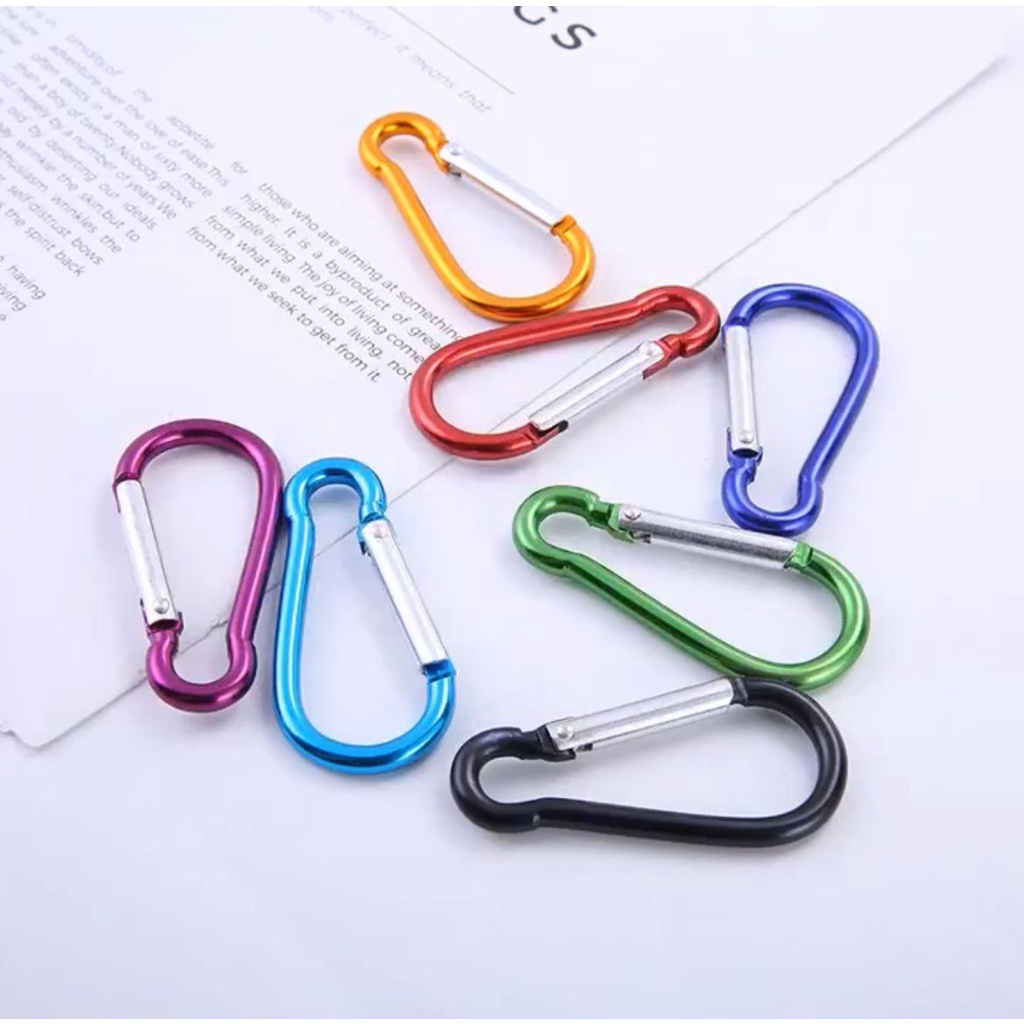 CARABINER GANTUNGAN KUNCI ALUMINIUM ALLOY / GANTUNGAN KUNCI SERBAGUNA