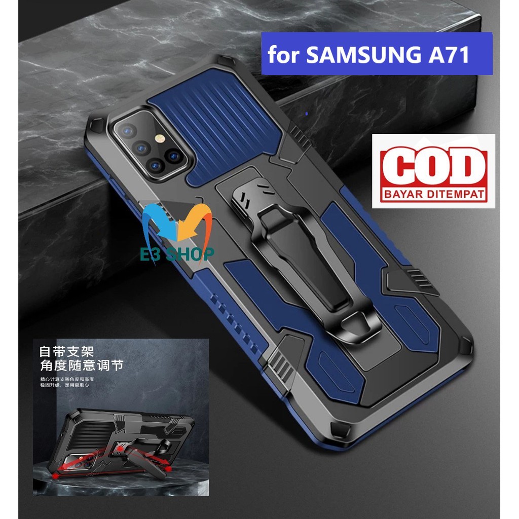 Case hp SAMSUNG A71 CASING STANDING BACK KLIP HARD CASE ROBOT NEW COVER