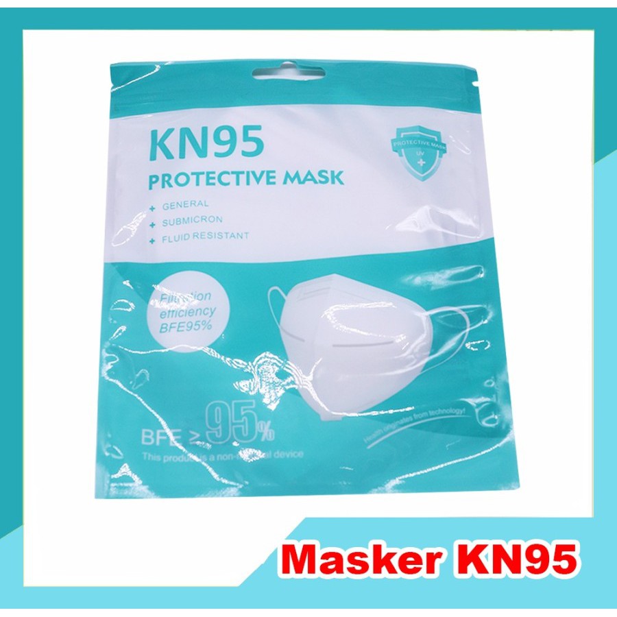 Masker KN95 Packing Satuan HIGIENIS 1 set 1 Plastik ORIGINAL KN 95 - 5 ply