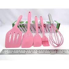 # HJ # Peralatan Masak 5in1 SET Silicone KITCHEN UTENSIL Spatula Cooking