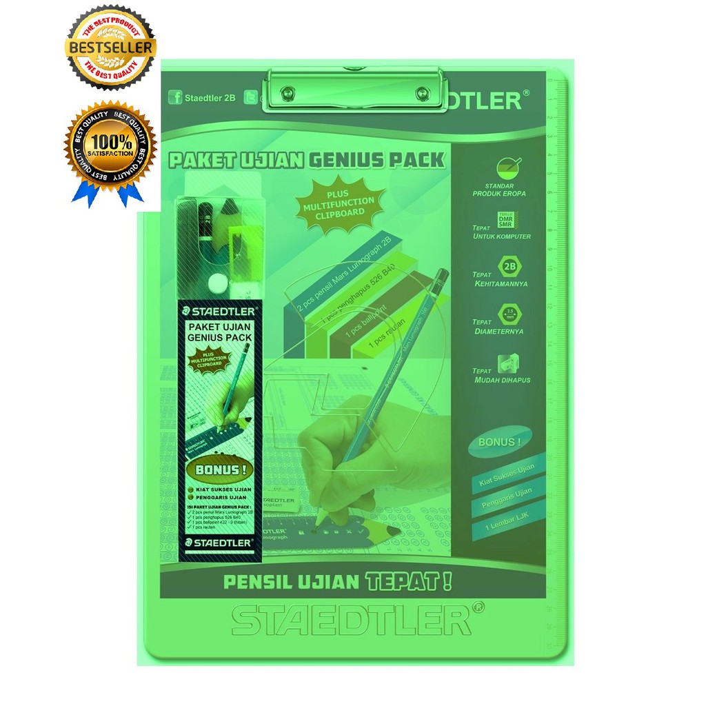 

SUPER GROSIR Staedtler Genius Pack Paket Ujian - Green TOP HD QUALITY