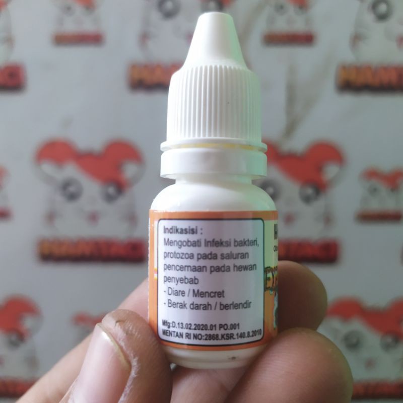 HAMIDIAR 5ML OBAT MENCRET &amp; DIARE HAMSTER/KELINCI/GERBIL/SMALLPETS