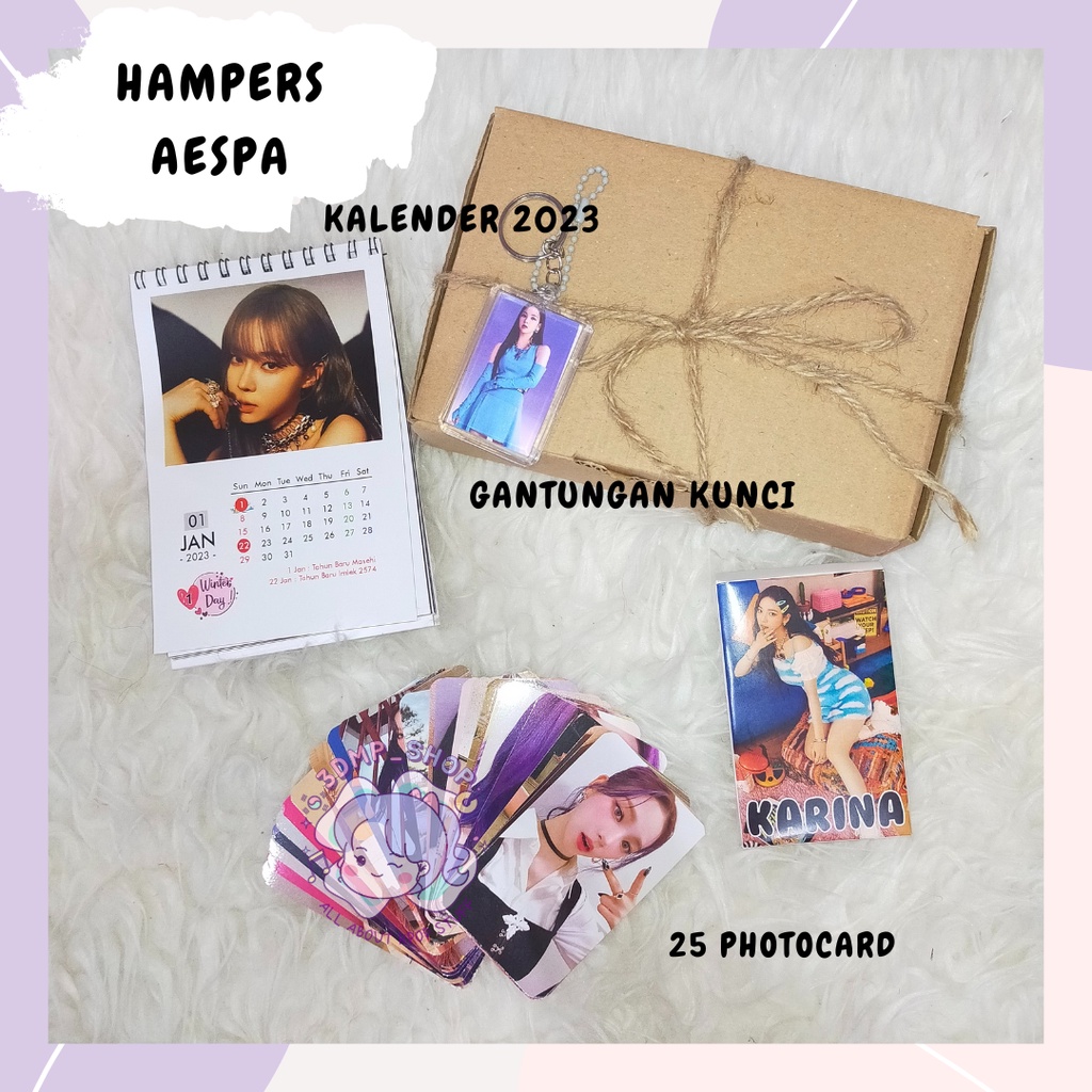 hampers aespa per member karina giselle ningning winter