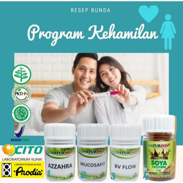 NATURINDO OBAT HERBAL PAKET PROGRAM HAMIL KEHAMILAN (RESEP BUNDA) PROMIL wzn01