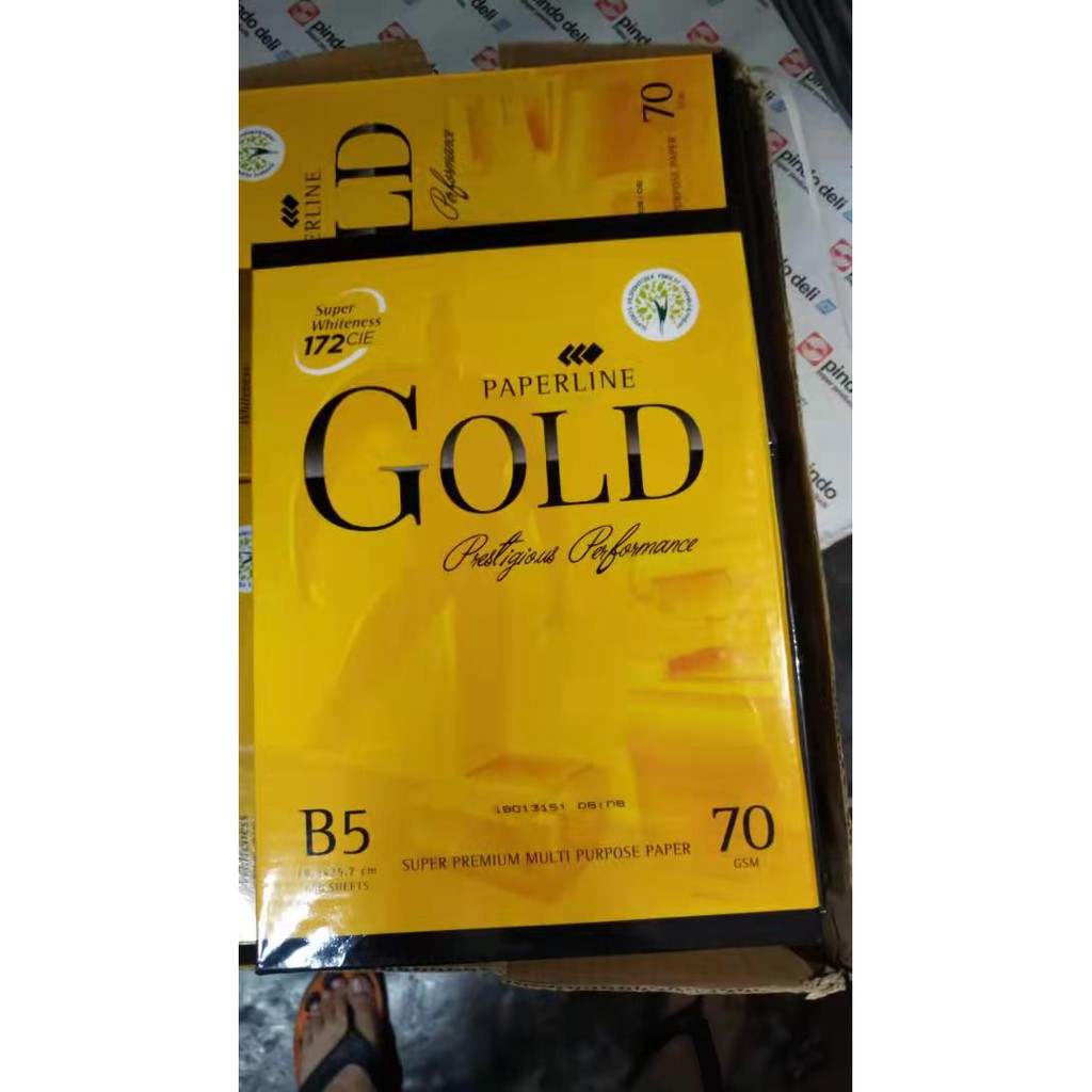 

Kertas HVS Paperline Gold B5, 70gsm, aku sedia semua HVS