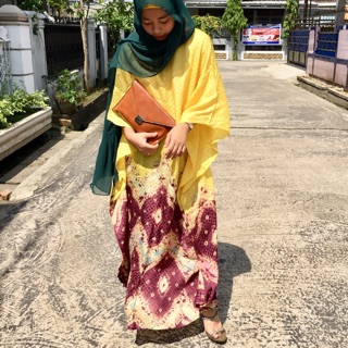 Model Gamis Jumputan Modern - Model Gamis 2019