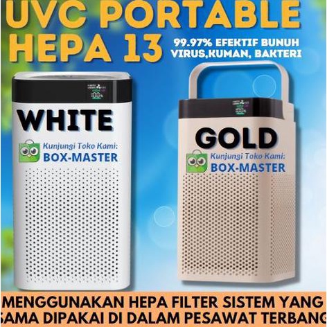 Air Purifier Hepa Filter Air Purifier Portable Pembersih Udara Ruangan - Putih |Filter Udara Mobil