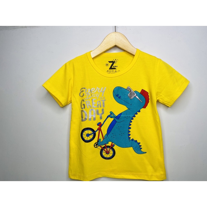 Kaos anak laki-laki-kaos DINO