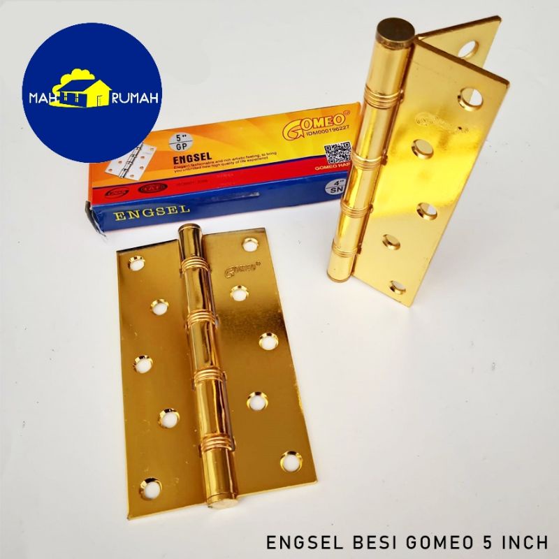 ENGSEL PLAT TEBAL Pintu Jendela - GOMEO 5&quot; x 3&quot; 5inch 5 in