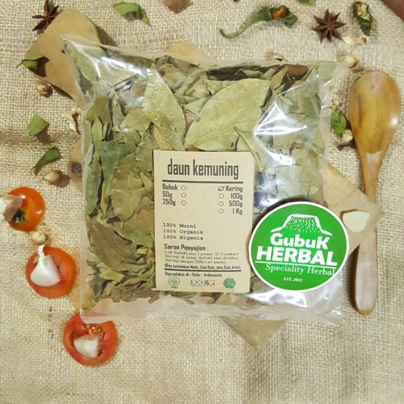 

DAUN KEMUNING KERING 100 GRAM - Murraya Paniculata - MURNI - JSR - REMPAH